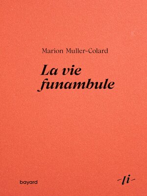 cover image of La vie funambule